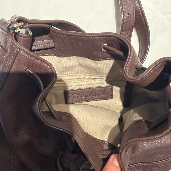 Talbots Dark Brown Leather Crossbody Bag - Picture 4 of 5